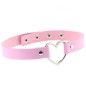 Metal Heart Collar - 4 Snap