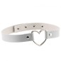 Metal Heart Collar - 4 Snap