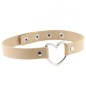 Metal Heart Collar - 4 Snap