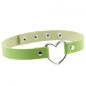 Metal Heart Collar - 4 Snap