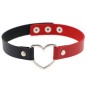 Double Color Metal Heart Collar