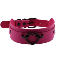 Black Heart Punk Collar