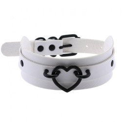 Black Heart Punk Collar