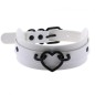 Black Heart Punk Collar