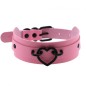 Black Heart Punk Collar