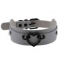 Black Heart Punk Collar