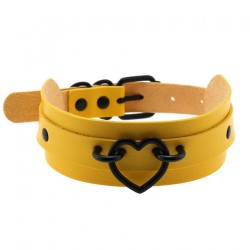 Black Heart Punk Collar