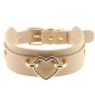 Golden Heart Punk Collar