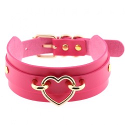 Golden Heart Punk Collar