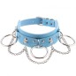 Metal O Ring Collar With Chain