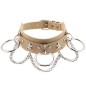 Metal O Ring Collar With Chain