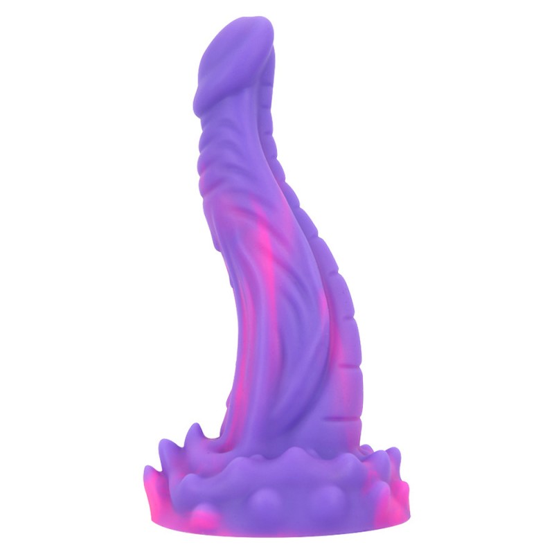 Mixed Color Liquid Silicone Dildo - E