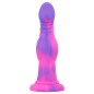 Mixed Color Liquid Silicone Dildo - B