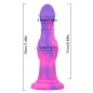 Mixed Color Liquid Silicone Dildo - B