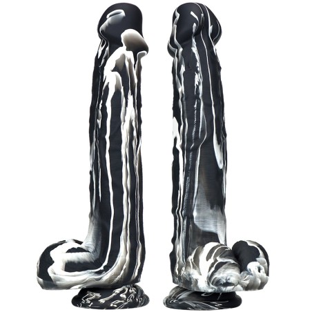 Ink Silicone Huge Realistic Dildo - 10.2 inch