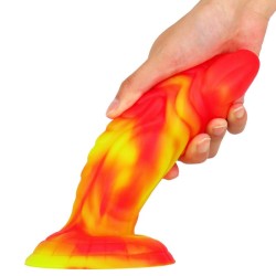 Little Monster Silicone Dildo - Yellow