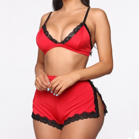 Soft Two Pieces Hot Bra And Panty Set