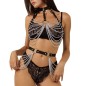 Body Chain Harness With Waist Chain Belt