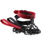 Colorful O Ring Punk Collars With Lead