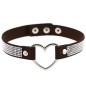 Rhinestone Collar With Heart