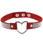 Rhinestone Collar With Heart