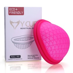 Disc Flat-fit Design Menstrual Cup