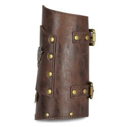 Steampunk Cutout Rivets Gloves