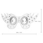 Steampunk Wing Splice Masquerade Mask