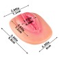 Realistic Cosplay Silicone Fake Vagina Pad - C