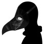 Steampunk Solid Color Stitch Beak Mask