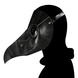 Steampunk Solid Color Stitch Beak Mask