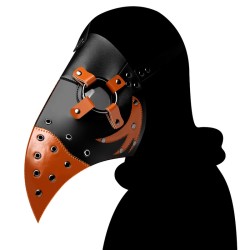 Steampunk Double Color Hooked Beak Mask