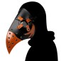 Steampunk Double Color Hooked Beak Mask