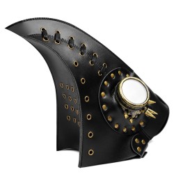 Steampunk Stitch Rivets Beak Mask