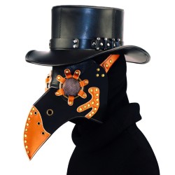 Steampunk Long Beak Bird Mask Plague Doctor