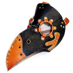 Steampunk Long Beak Bird Mask Plague Doctor