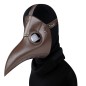 Plague Doctor Long Nose Faux Leather Venetian Mask