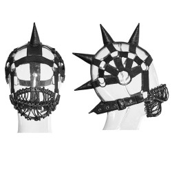 Punk Neutral Tied Rope Mask Gothic Mask