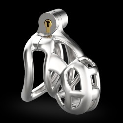 Cobra Metal Chastity Cock Cage - Bend