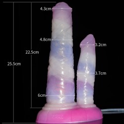 Squirting Silicone Double Ended Dildo - 02