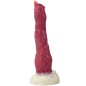 White Base Hellfire Silica Gel Dildo - 09