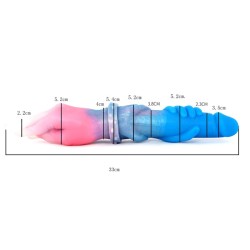 Double Color Dual Ended Dildo - 09