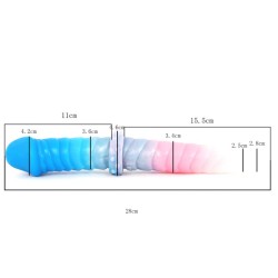 Double Color Dual Ended Dildo - 03