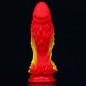 Pangolin Lifelike Silicone Dildo - Fire