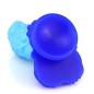 Pangolin Lifelike Silicone Dildo - Blue