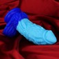 Pangolin Lifelike Silicone Dildo - Blue