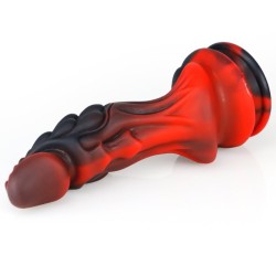 Unicorn Lifelike Silicone Dildo - Fire