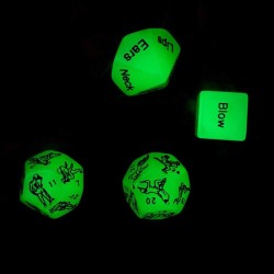 4Pcs Luminous Sexy Dice