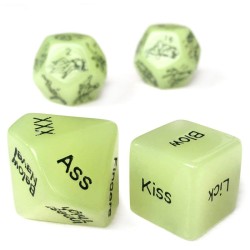 4Pcs Luminous Sexy Dice