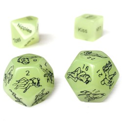 4Pcs Luminous Sexy Dice